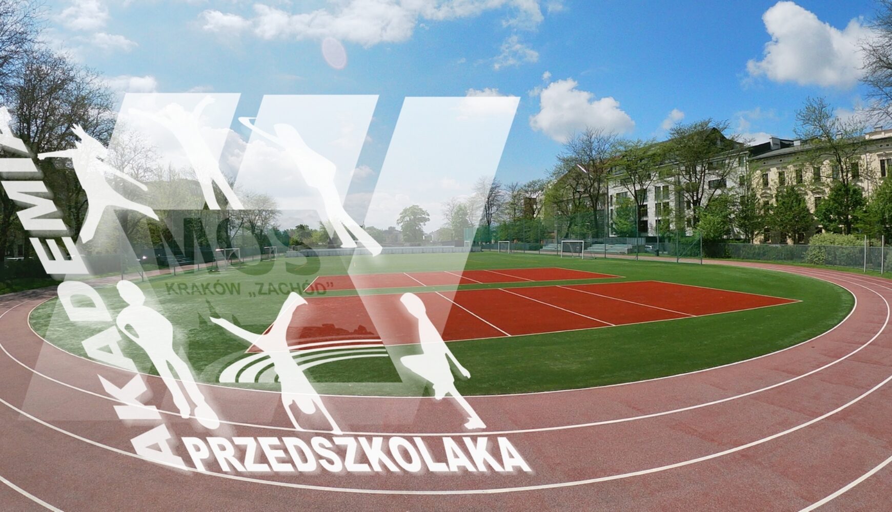 Zajęcia Akademii Przedszkolaka na Stadionie MOS Kraków Zachód