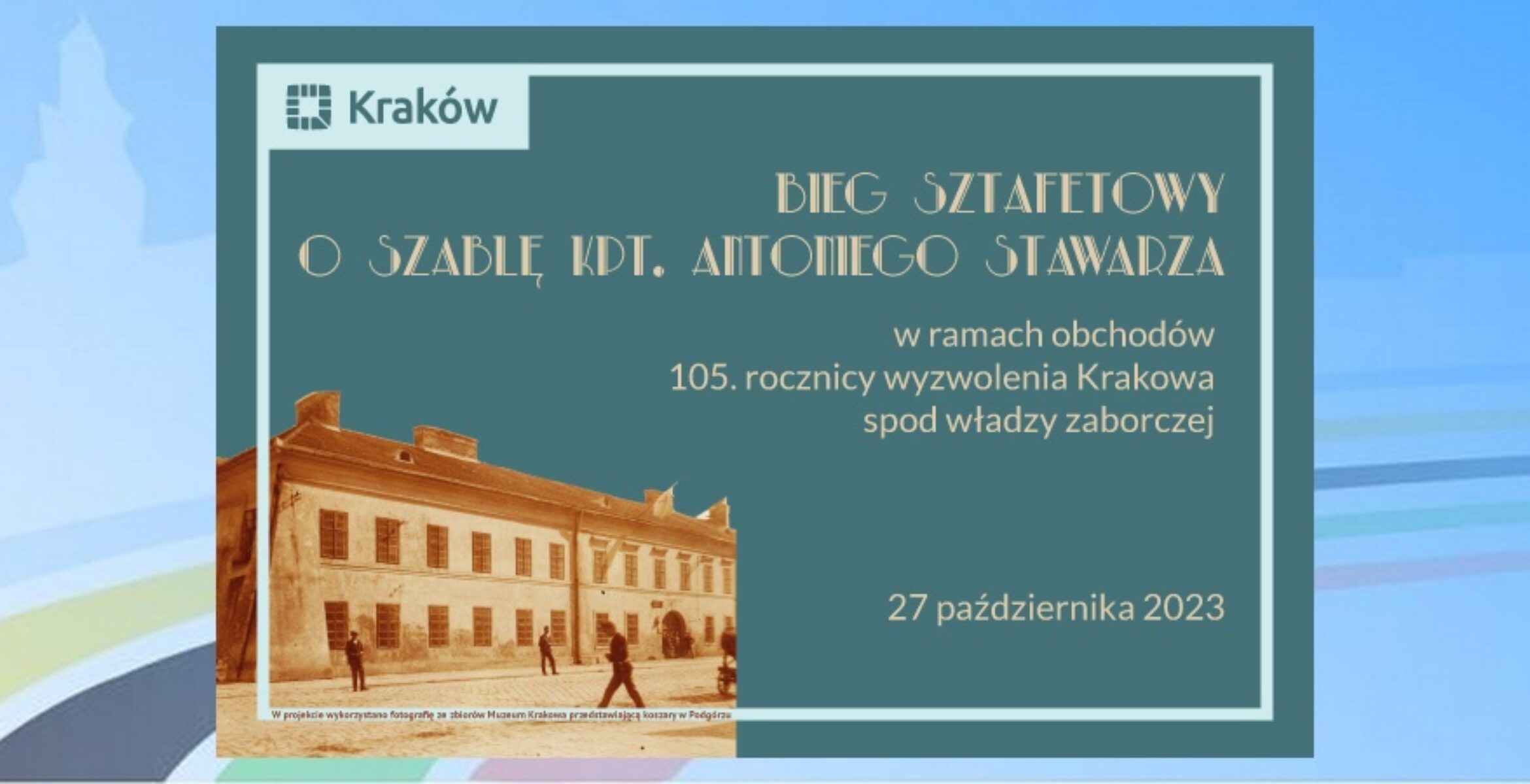 Bieg o Szablę Kapitana Antoniego Stawarza w 105 rocznicę wyzwolenia Krakowa